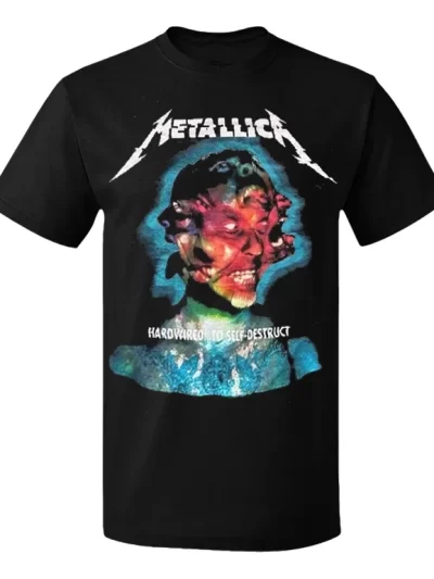 Remera Camiseta Metallica Hardwired To Self Destruct Rega