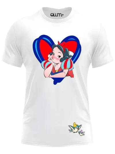 Remera Blanca Nieves Unisex