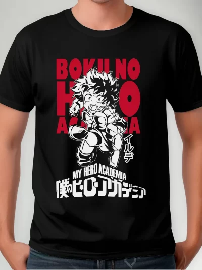Remera Anime My Hero Academia Izuku Midoriya Deku