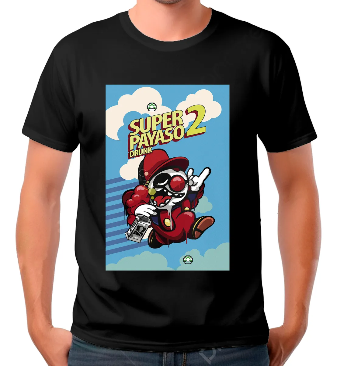 Remera Videojuego Mario Bros