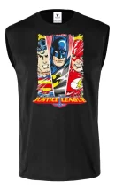 Remera Sin Manga Liga Justicia Batman Flash Superman