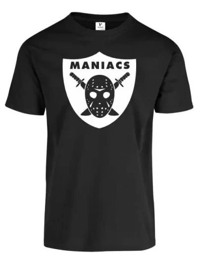 Remera Jason Maniacs Raiders Halloween Hombre O Mujer