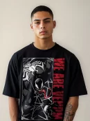 Remera Hombre Lethal Protector Venom Oversize Fit