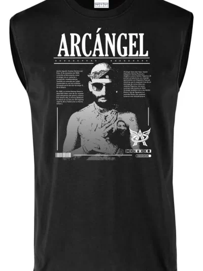 Remera Sin Manga Arcángel Biografía Trap Reggaeton