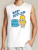 Remera De Simp Nipo Homer Jap Style