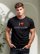 Remera I Love Dani Flow Artista