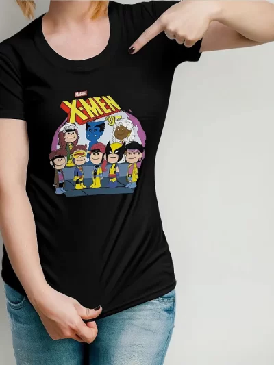 Remera X Men Boys Colaboracion Charlie Brown Snoopy