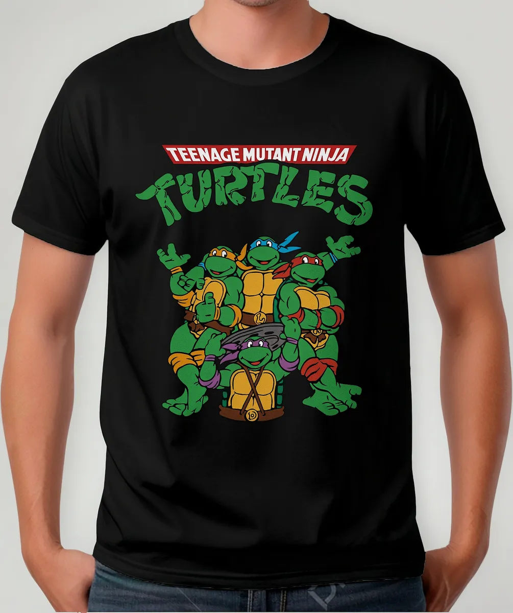 Remera Caricatura Tortugas Ninja