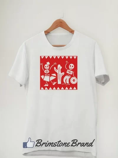 Remera Dia De Muertos Papel Picado Halloween Hombre O Mujer