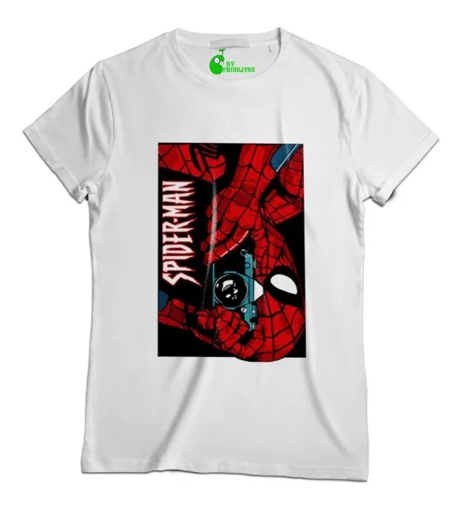 Remera Spiderman Comic Basica By Frijolitos