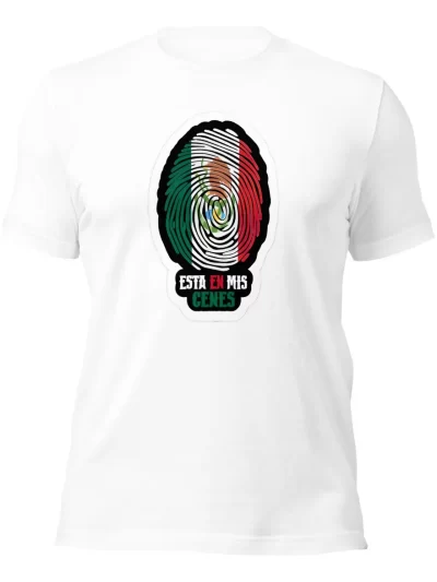 Remera México Esta En Mis Genes Huella Digital Mexicana