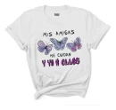 Remera Feminista Marcha Marzo Amigas Mariposas