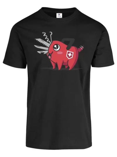 Remera Chainsaw Man Pochita Navaja Suiza