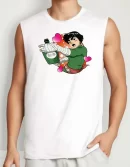 Remera De Rocklee Puño Borracho Anime Naruto