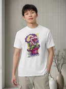 Remera Planta Carnivora Mario Bross Planta Piraña Morado