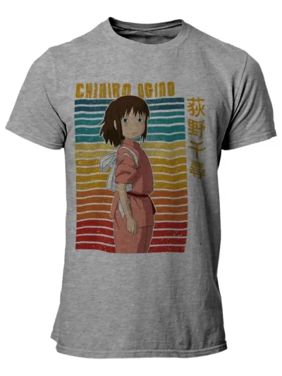 Remera Blanca Viaje De Chihiro Ghibli03