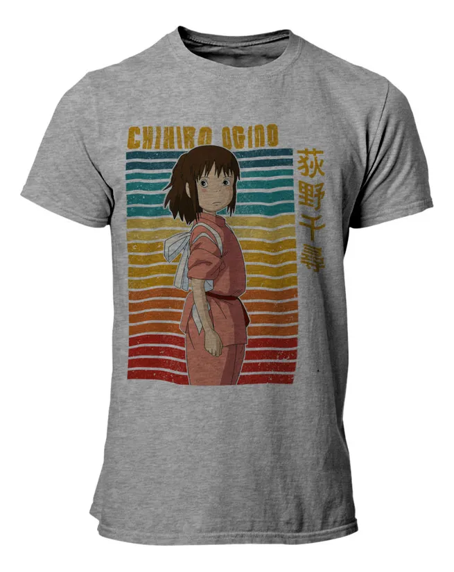 Remera Blanca Viaje De Chihiro Ghibli03