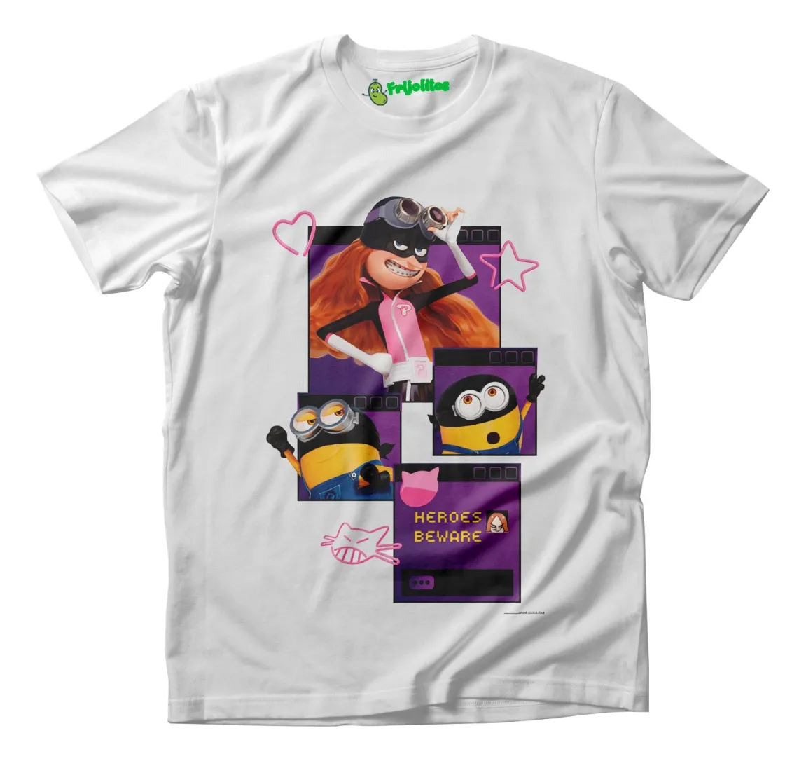Remera Villano Favorito Lucy Minion