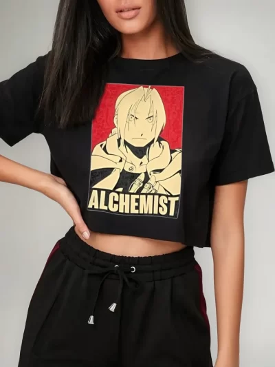 Remera Crop Fullmetal Alchemist Edward Elric