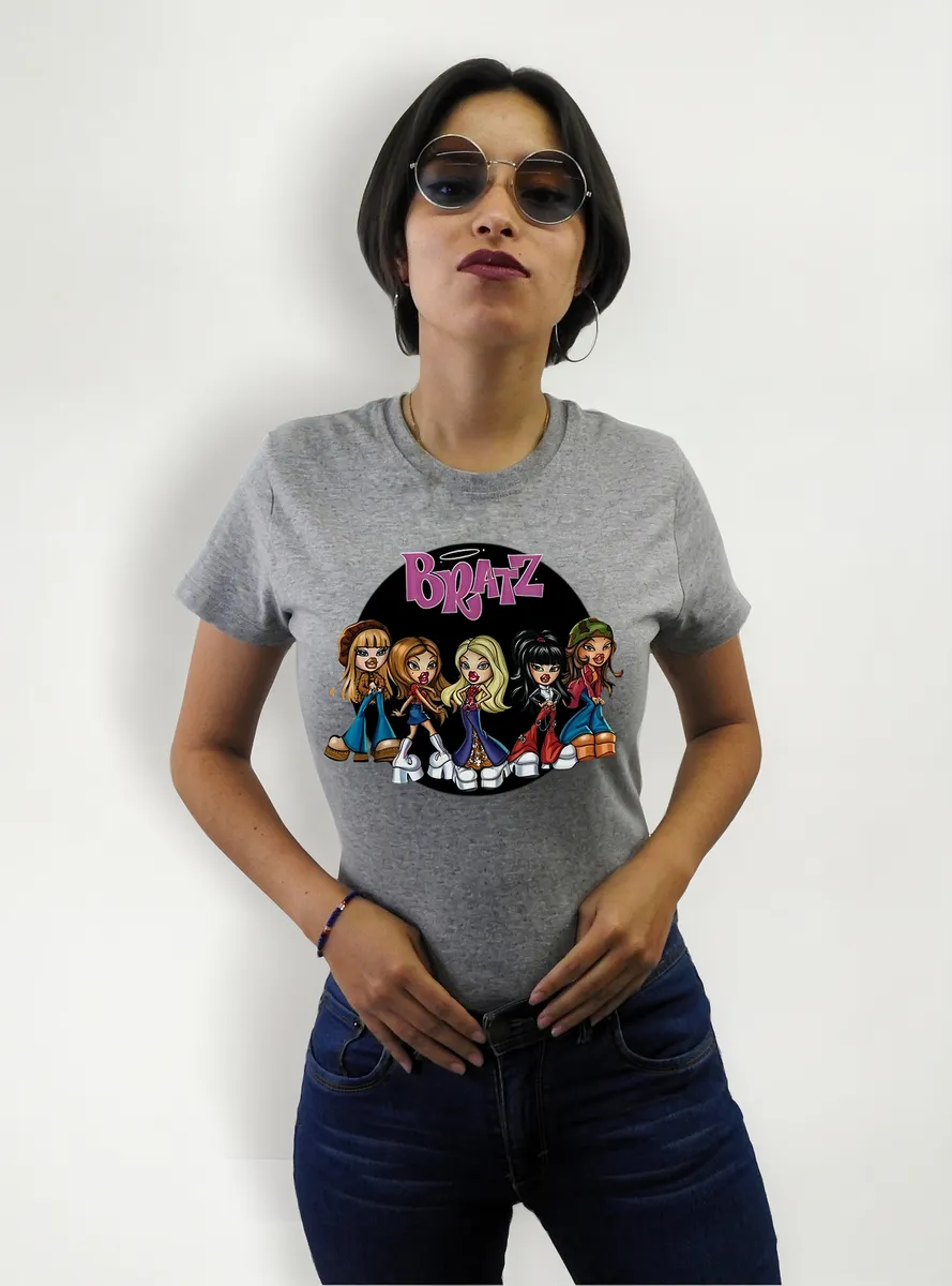Camiseta Para Dama Caballero Muñecas Bratz Jazmin