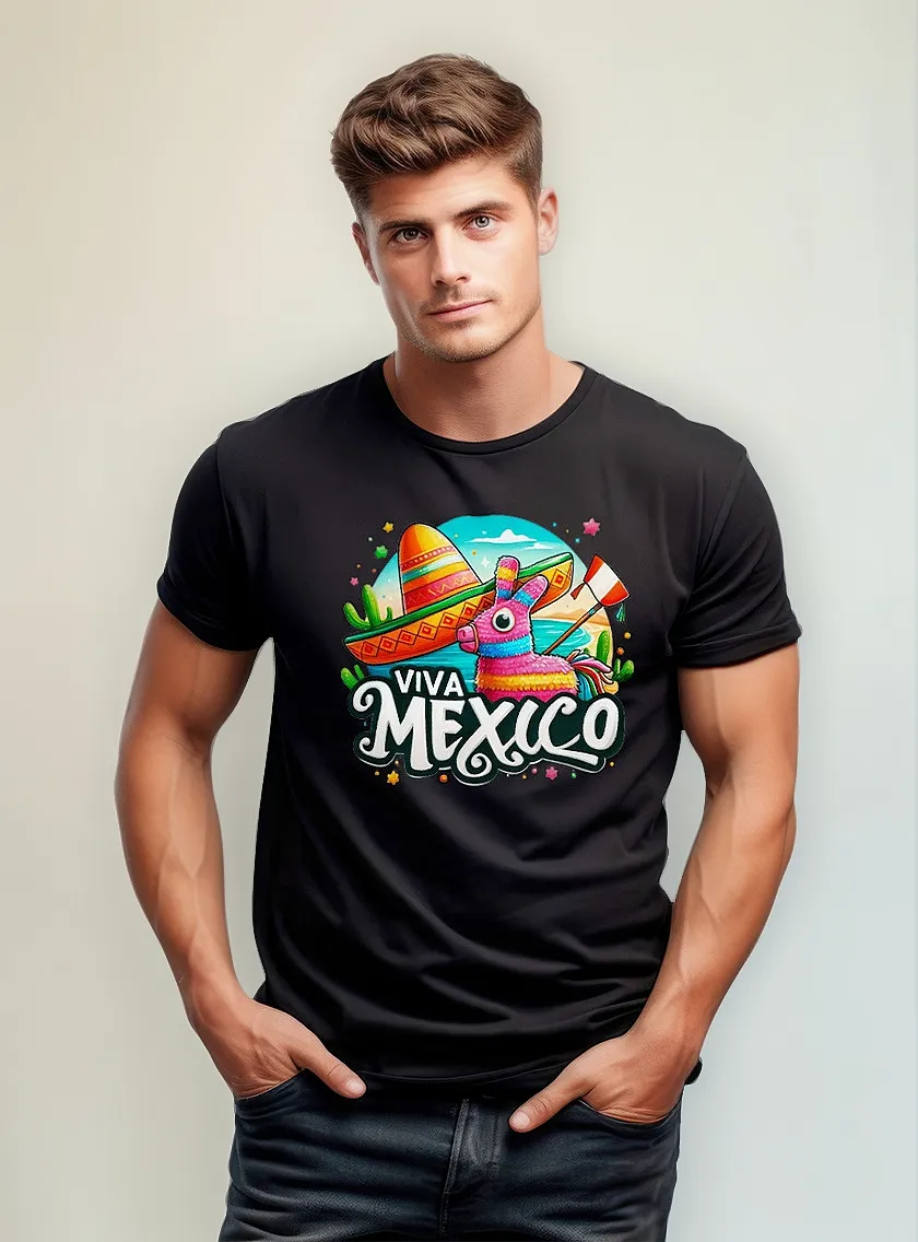 Remera Viva Mexico Colaboracion Piñata Fornite