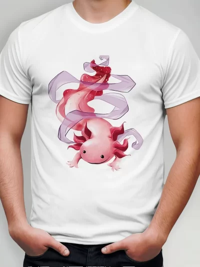 Remera Dibujo Ajolote Tierno Kawaii