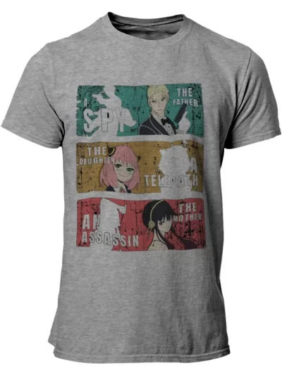 Remera Spy X Family Loid Yor Y Anya Anime