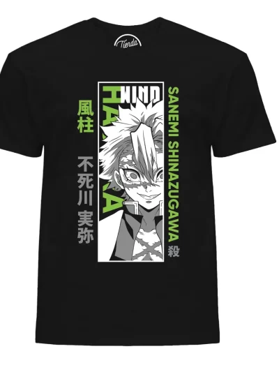 Remera Demon Slayer Sanemi Aesthetic