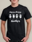 Remera Monitos De Nieve Navidad Chillin Snowmies Christmas