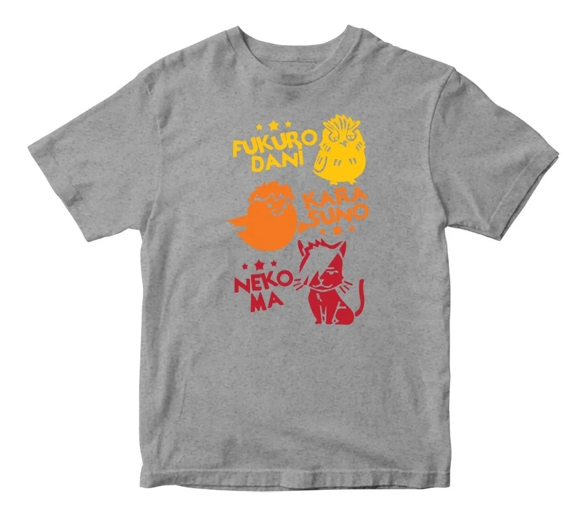 Remera Haikyuu Karasuno Nekoma Anime Manga