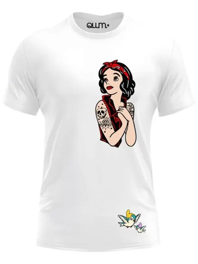 Remera Blanca Nieves Unisex