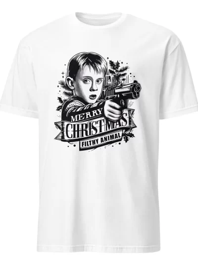 Remera Mi Pobre Angelito Feliz Navidad Inmundo Animal