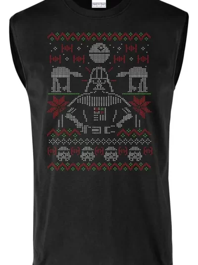 Remera Sin Manga Ugly Sweater Star Wars Darth Vader