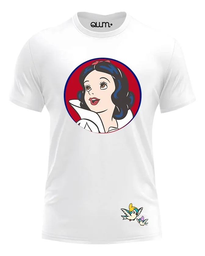 Remera Blanca Nieves Unisex
