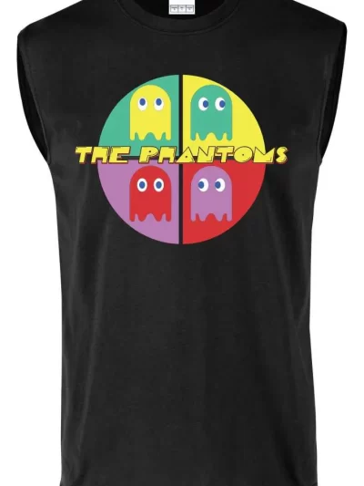 Remera Sin Manga Phantoms Fantasmas Pac Man