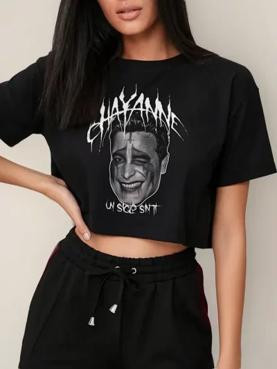 Remera Crop Distorciones Chayanne Del Mal Styl3