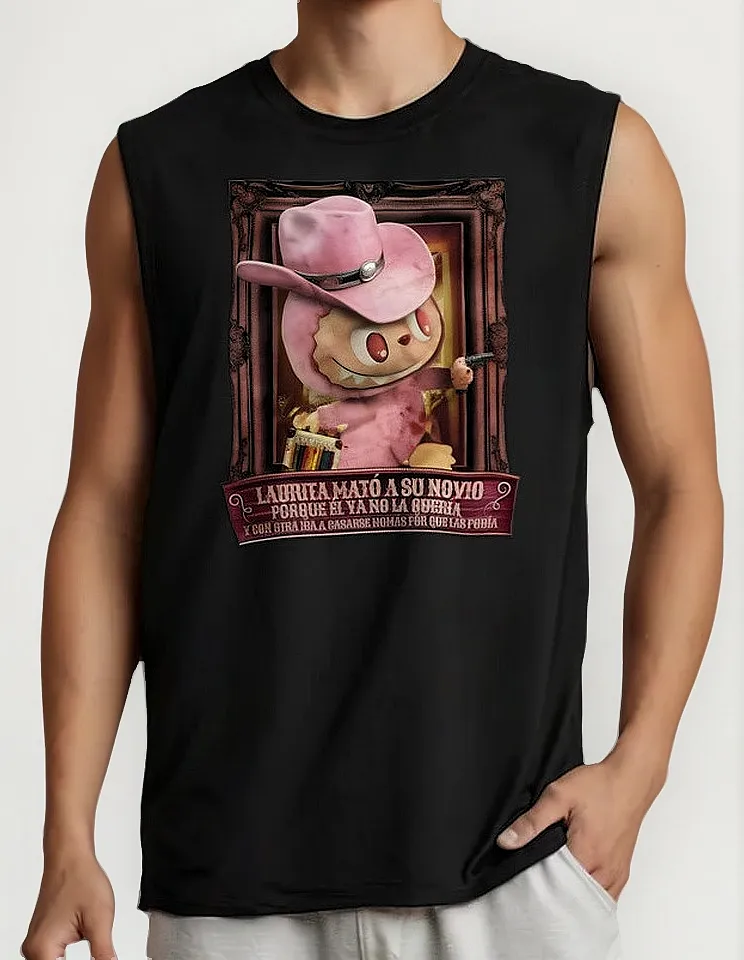 Remera De Labubu Parody Laurita Colors Norte O