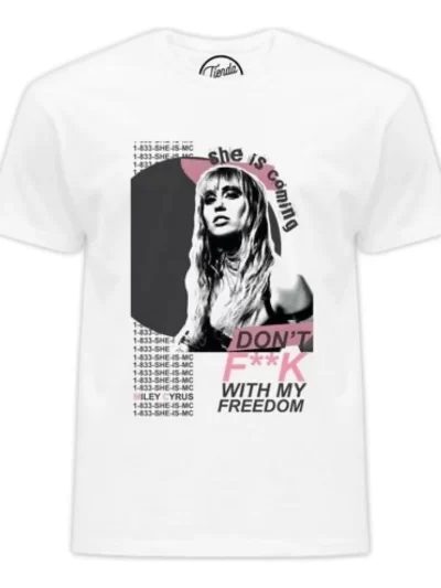 Remera Miley Cyrus She Is Comming Álbum