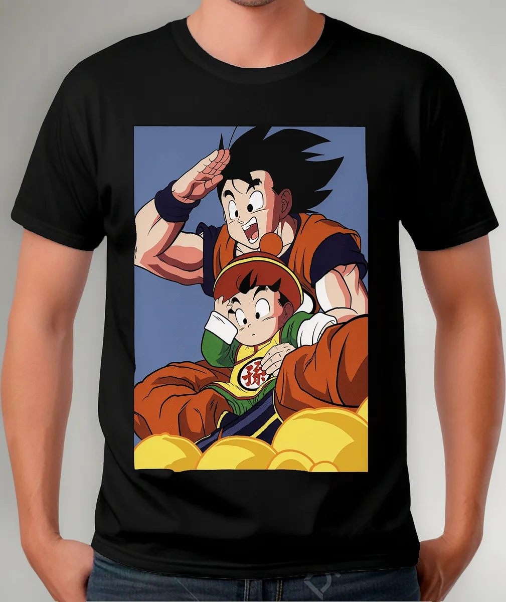 Remera Anime Dragon Ball Goku Gohan