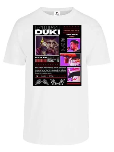 Remera Duki Ssj Modo Diablo Trap Argentino