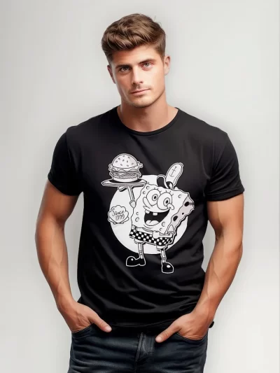 Remera Bob Espoja Is The Big Boy Burguer