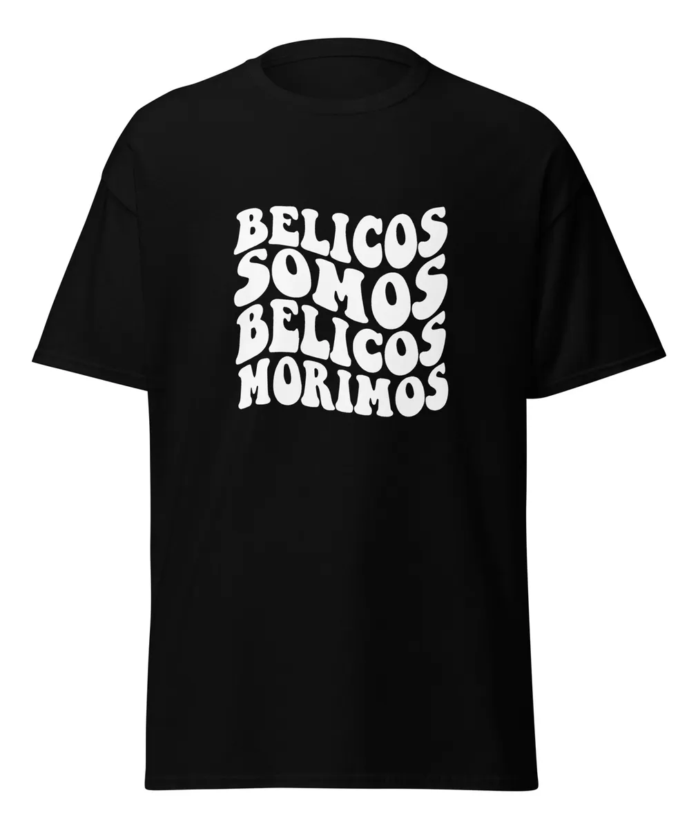 Remera Nata Cano Belicos Somos Belicos Morimos Corridos