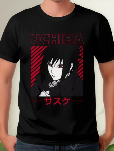 Remera Anime Naruto Sasuke Uchiha
