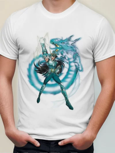 Remera Anime Los Caballeros Del Zodiaco Shiryu Dragon