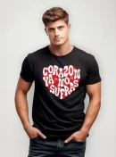Remera Corazon Ya No Sufras Belico Tumbado
