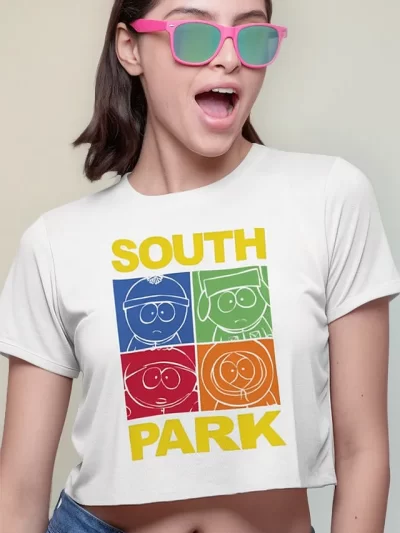 Remera Crop S0Uth Park Stand Kyle Kenny Cartman