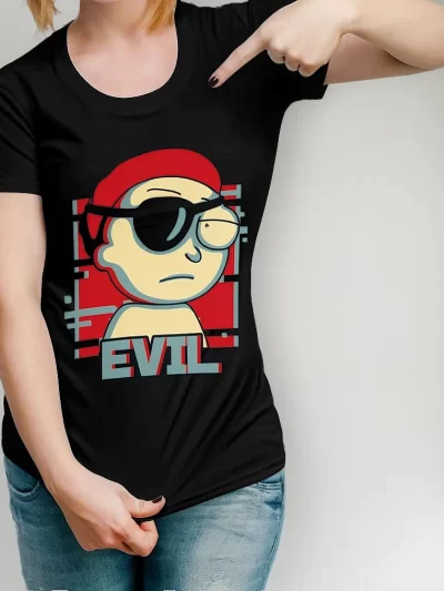 Remera Evil Morty Bad Rick Morty