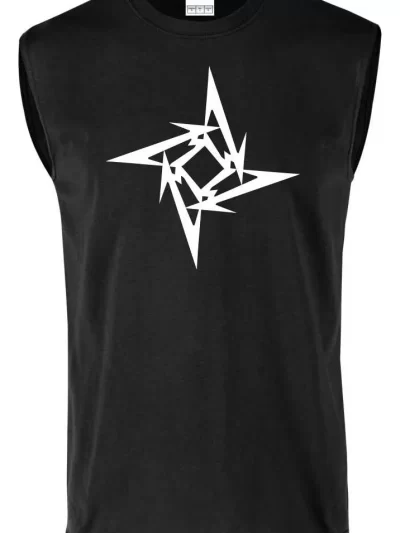 Remera Sin Manga Metallica Logo Rock Metal