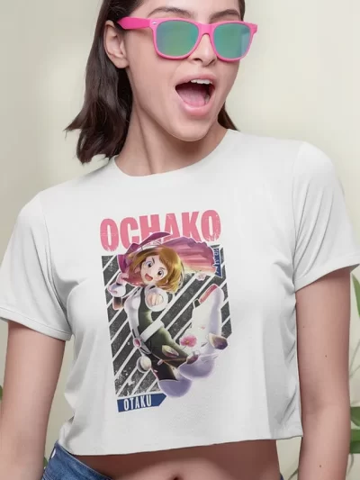 Remera Crop Uravity3 Ochako Uraraka Hero