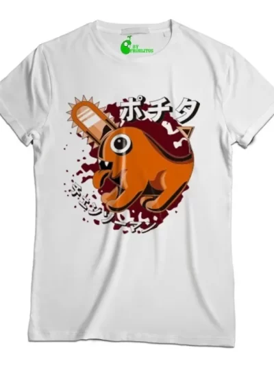 Remera Pochita Demon By Frijolitos